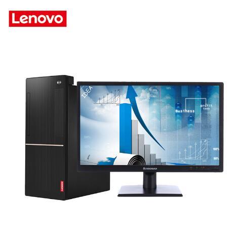 欧美大棒子联想（Lenovo）扬天M6201C 商用台式机(I3-6100 4G 1T  DVD  2G独显  21寸)